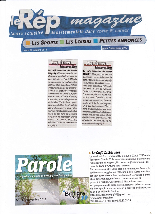 Claude Colsan dans la presse